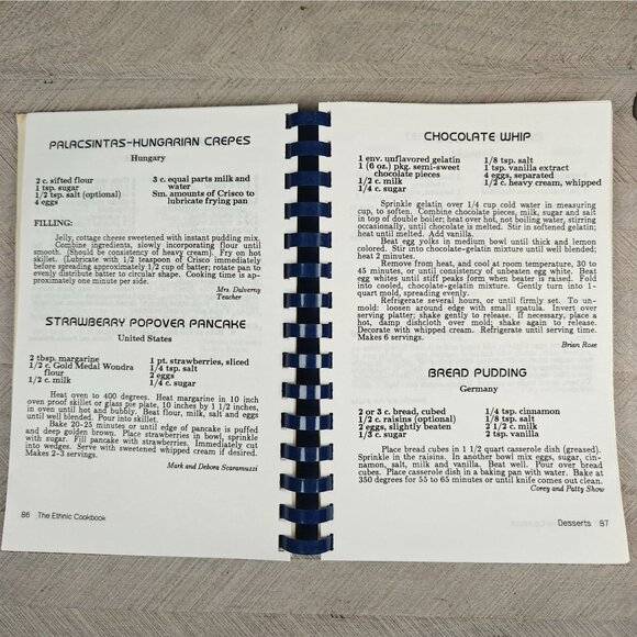 Vintage Ethnic Cookbook Western Pennsylvania Local Recipes Spiral Bound - Picture 6 of 9